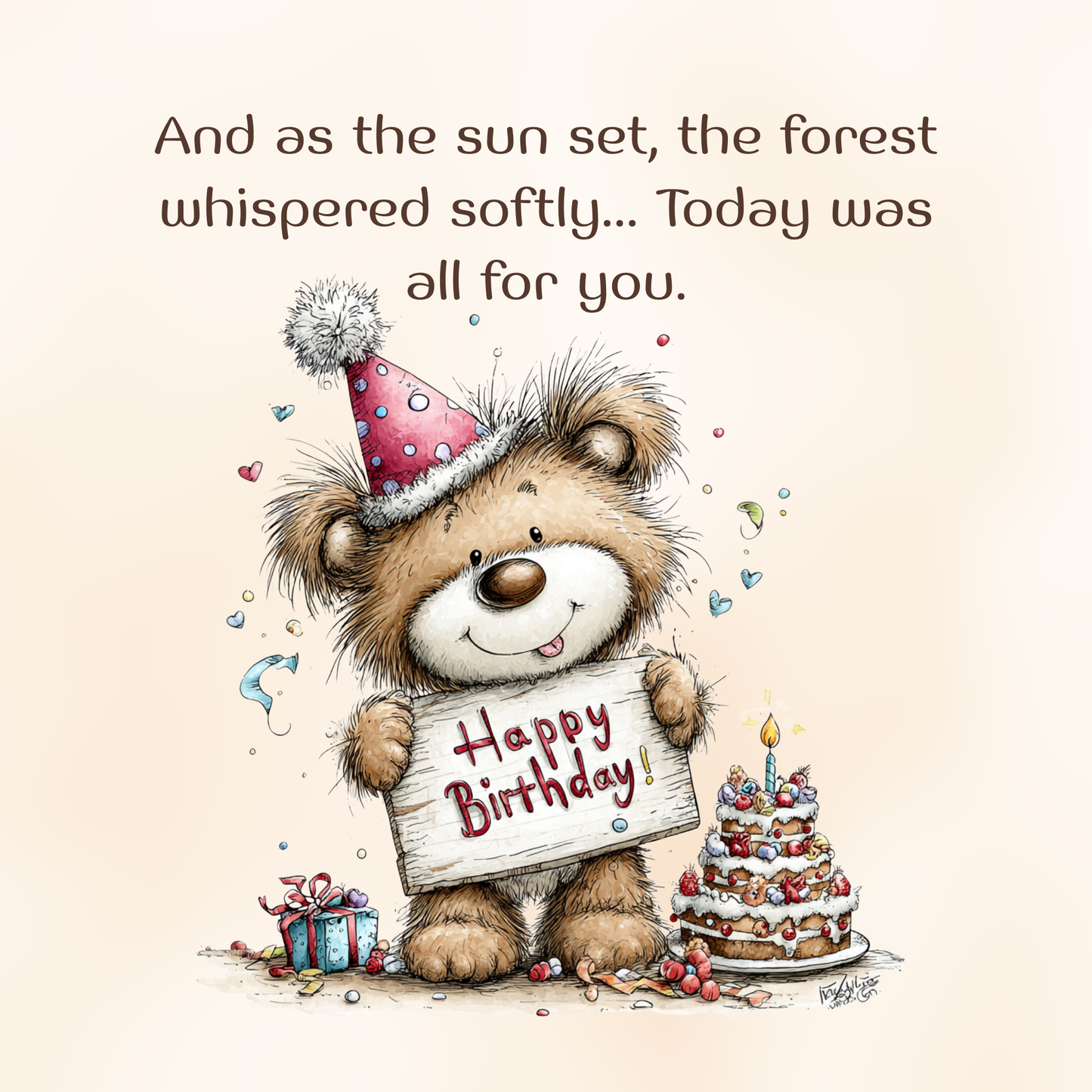 The Day the World Celebrated You: A Charming Forest Tale Full of Birthday Wonder