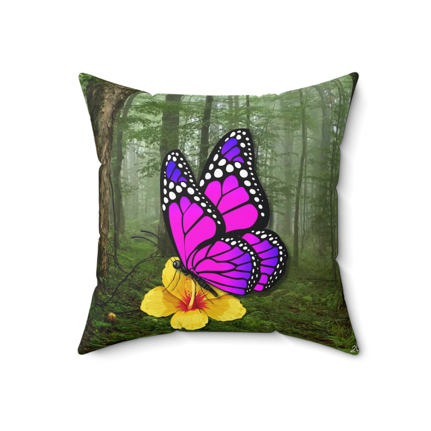 Whimsical Bunny Finds a Friend Pillow, Cute Home Decor, Kids Room Accent, Seasonal Gift, Throw Pillow for Couch or Bed