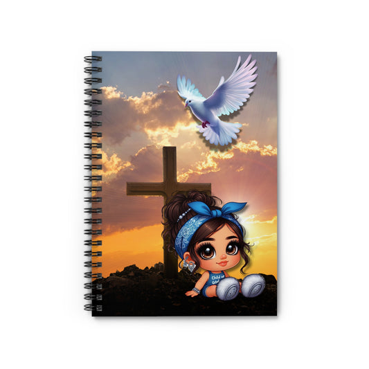 Faith Peace Child of God Spiral Notebook - Ruled Line 6 x 8