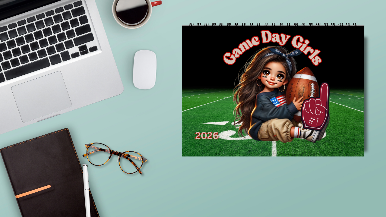 Game Day Girls:2026 Football Fans Calendar, Cute, Confident, and Ready to Cheer All Year Long