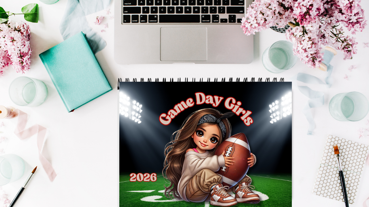 Game Day Girls:2026 Football Fans Calendar, Cute, Confident, and Ready to Cheer All Year Long