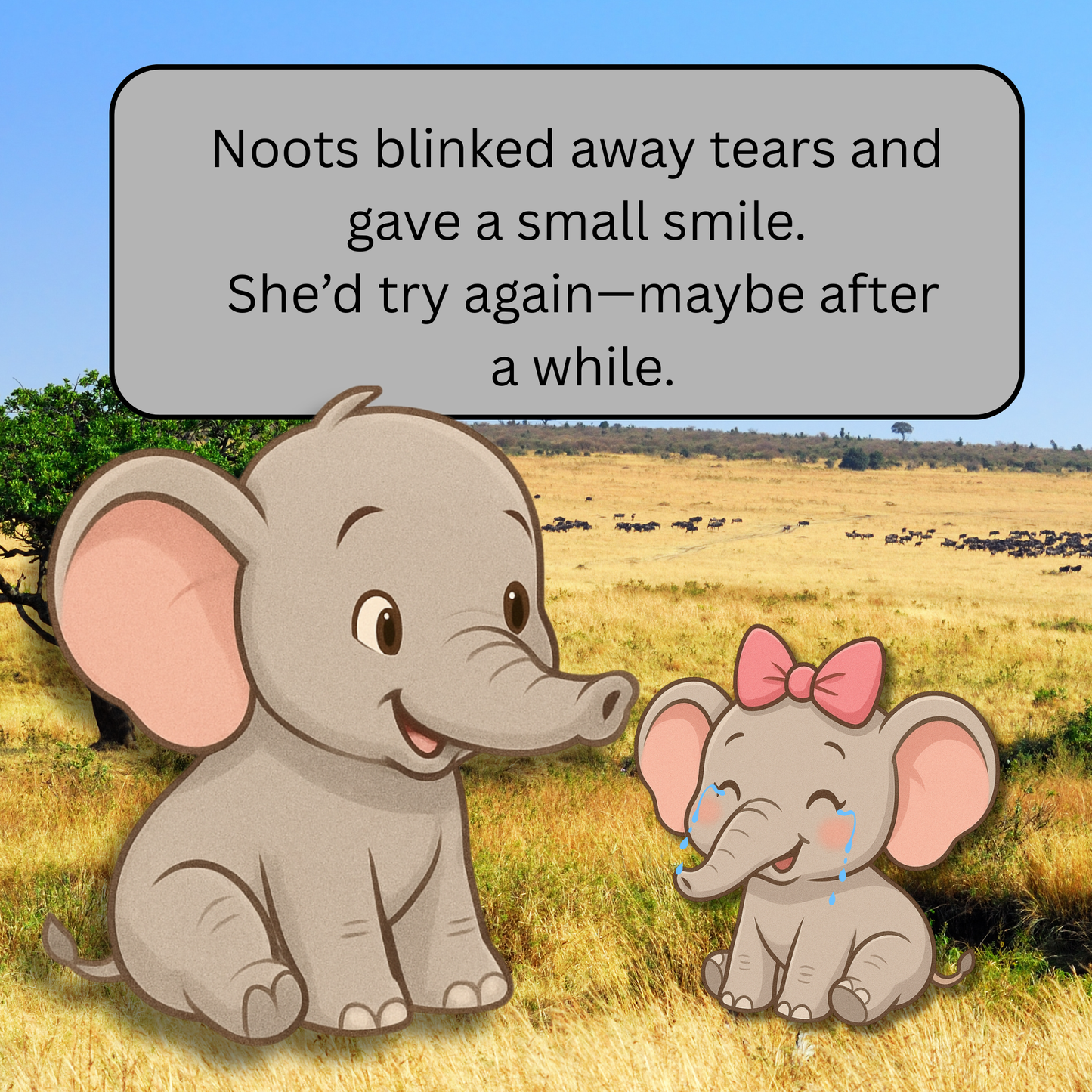 Lil' Noots Toots: A Cute Elephant Story About Courage, Perseverance, and Self-Confidence for Kids