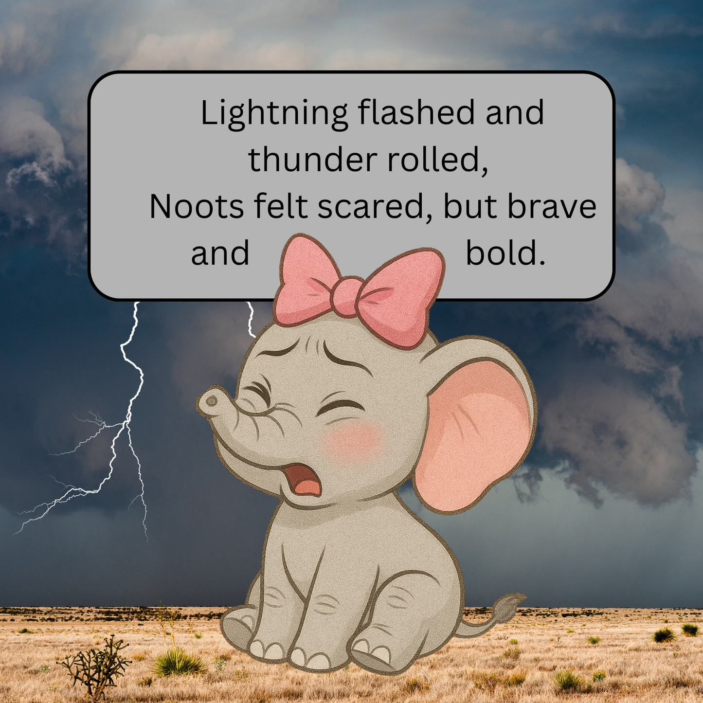 Lil' Noots Toots: A Cute Elephant Story About Courage, Perseverance, and Self-Confidence for Kids