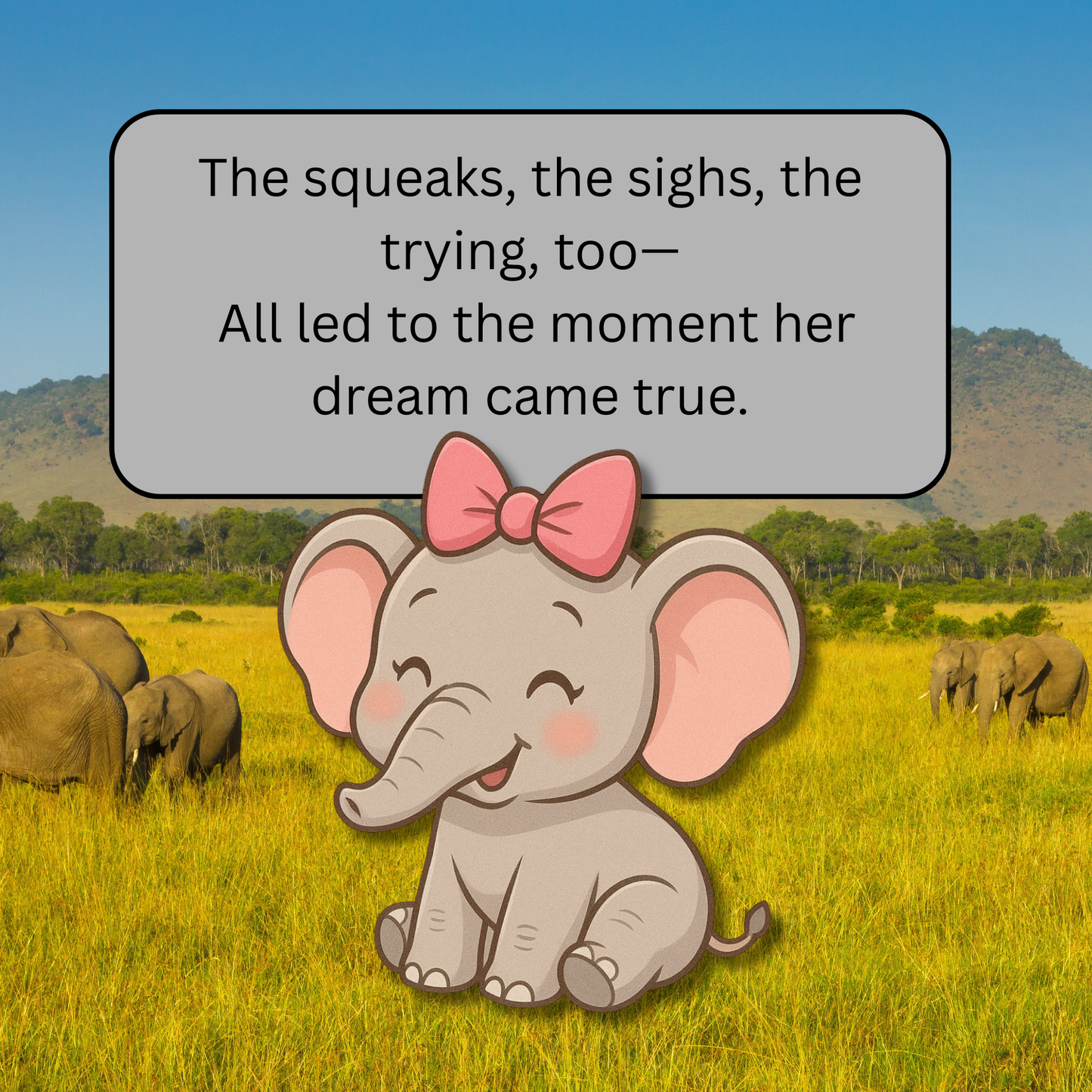 Lil' Noots Toots: A Cute Elephant Story About Courage, Perseverance, and Self-Confidence for Kids