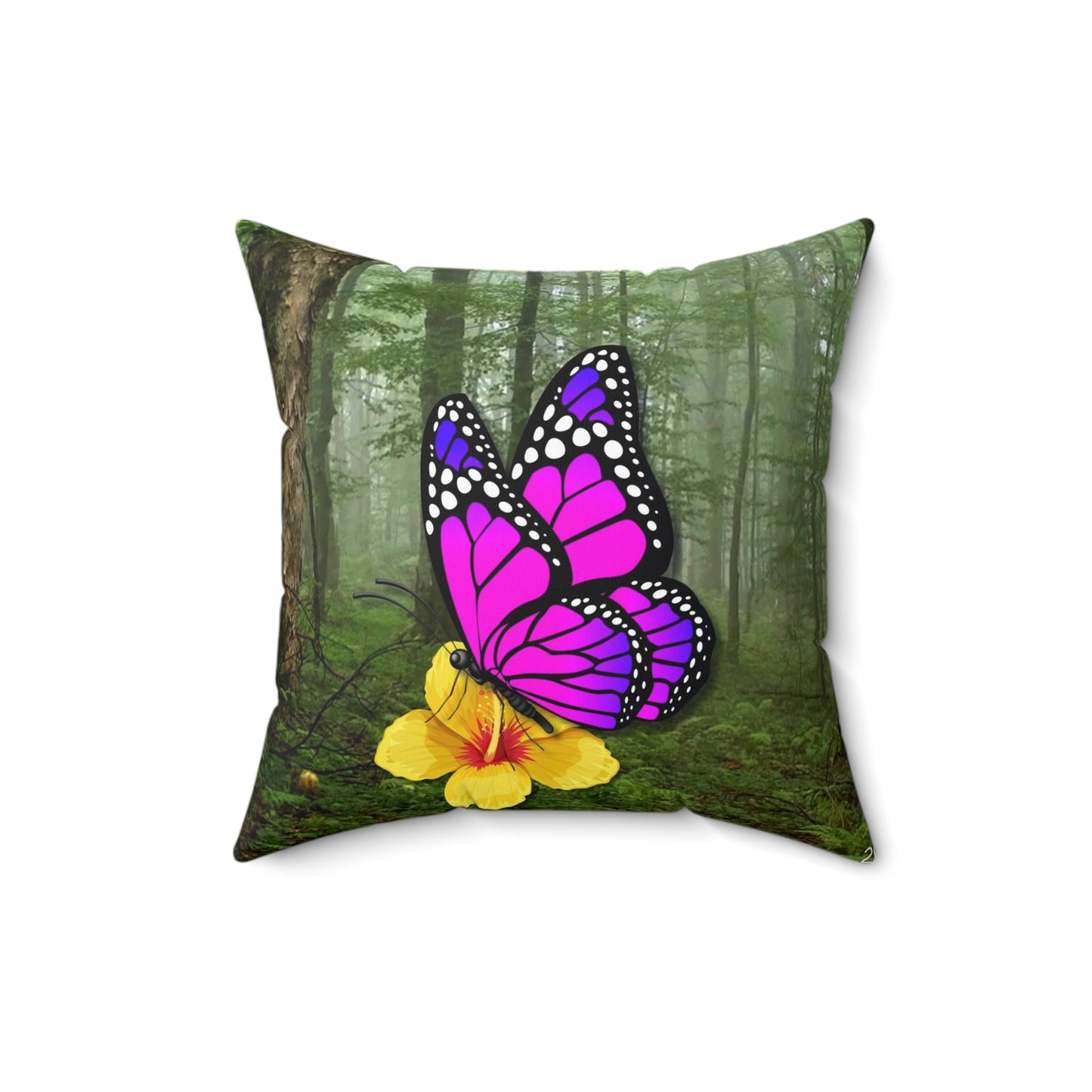 Whimsical Bunny Finds a Friend Pillow, Cute Home Decor, Kids Room Accent, Seasonal Gift, Throw Pillow for Couch or Bed