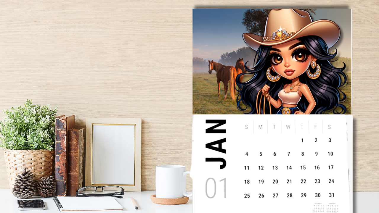 Cowgirl Cuties: 2026 Calendar