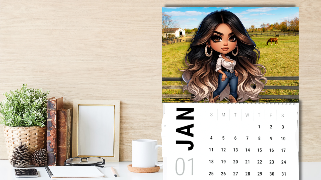 Cowgirl Cuties: 2026 Calendar