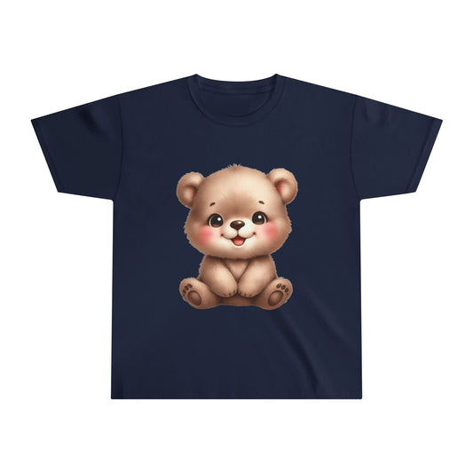 Charlie’s Gift Bear Youth Tee, Child's T-Shirt, Funny Kids Gift, Birthday Party Apparel, Cute Animal Graphic Shirt