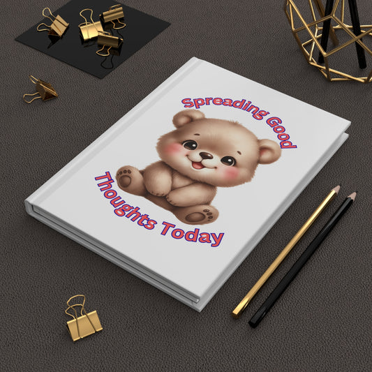 Charlie the Bear Cute Motivational Journal, Inspiring Thoughts Journal, Kid’s Gratitude Journal, Daily Affirmation Notebook, Kids Personal Diary