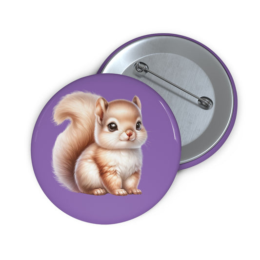 Sofia the Squirrel Pin Buttons, Cute Animal Badge, Fun Accessories, Ideal for Gifts, Party Favors, and Collectibles