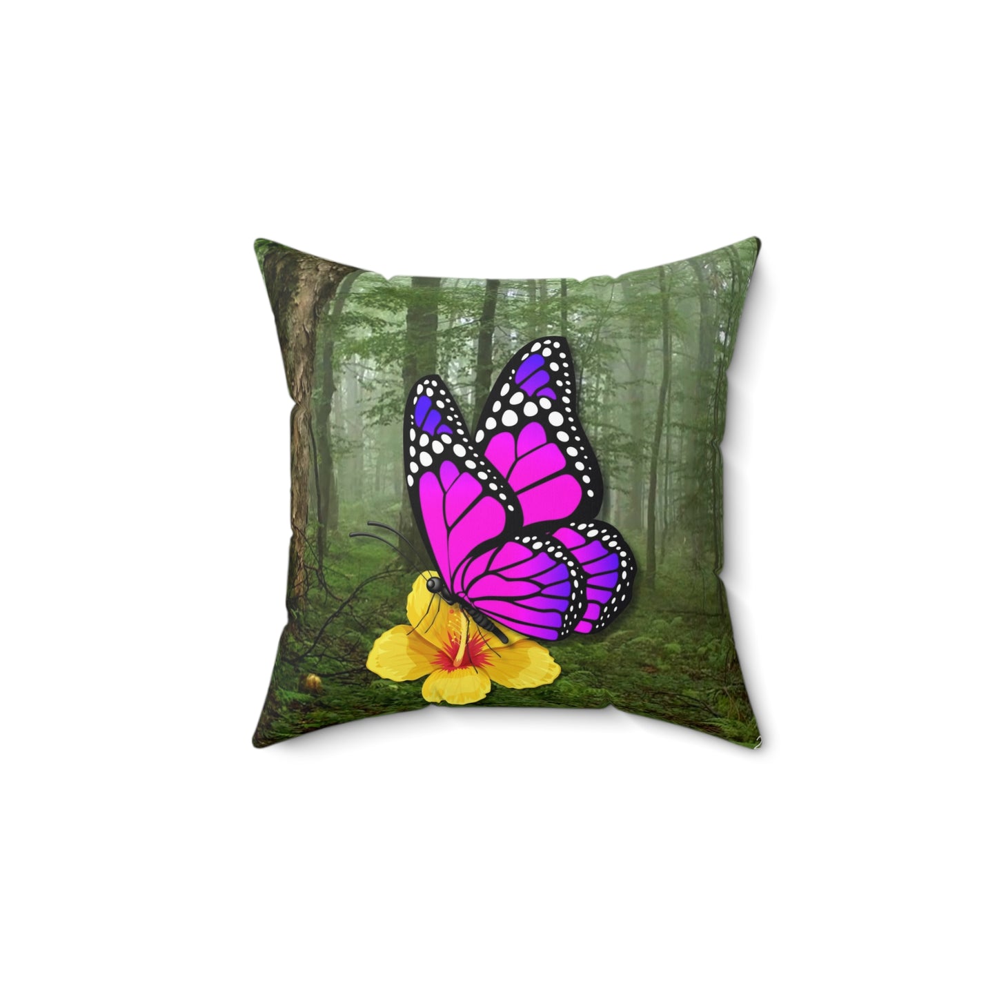 Whimsical Bunny Finds a Friend Pillow, Cute Home Decor, Kids Room Accent, Seasonal Gift, Throw Pillow for Couch or Bed
